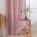 Beauty Home Κουρτίνα γάζα μονόχρωμη με 8 μεταλλικούς κρίκους Fit Art 8447 140×270 Ροζ