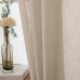 Beauty Home Κουρτίνα γάζα μονόχρωμη με 8 μεταλλικούς κρίκους Fit Art 8447 140×270 Άμμου