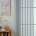 Beauty Home Κουρτίνα γάζα μονόχρωμη με 8 μεταλλικούς κρίκους Sharp Art 8448 140×270 Γκρι