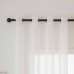 Beauty Home Κουρτίνα γάζα μονόχρωμη με 8 μεταλλικούς κρίκους Sharp Art 8448 140×270 Εκρού