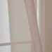 Beauty Home Κουρτίνα γάζα μονόχρωμη με 8 μεταλλικούς κρίκους Sharp Art 8448 140×270 Άμμου