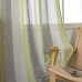 Κουρτίνα Γάζα Δίχρωμη με 8 Κρίκους Art 8442 Green Beauty Home 140x270 