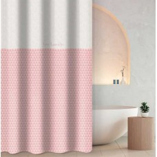 Κουρτίνα Μπάνιου Guy Laroche Tokyo Dusty Pink 180x185