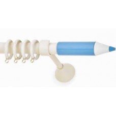 Anartisi Pencil Φ25 Παιδικό Κουρτινόξυλο Μπλε Διπλό Οβάλ