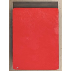 MADI Σεντόνι Flannel CREASES Μονό με λάστιχο RED