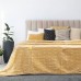 Κουβέρτα μονόχρωμη μονή Art 11000 160×220 Beauty Home Κίτρινο