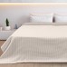 Beauty Home Κουβέρτα υπέρδιπλη διπλής όψεως Cross matelasse Art 11173 230×270 Άμμου