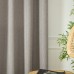 Beauty Home Κουρτίνα μεσαίας σκίασης με 8 μεταλλικούς κρίκους Illusion Art 8445 140×270 Γκρι
