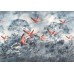 Φωτοταπετσαρία Digital wallpaper "Flamingos in the Sky" 400x280 Komar INK COLLECTION